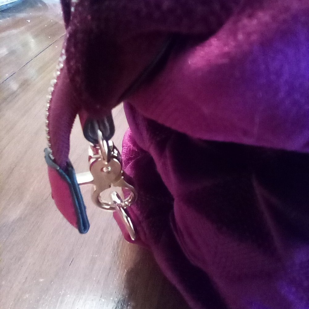 Red Velvet Convertable Backpack - image 6